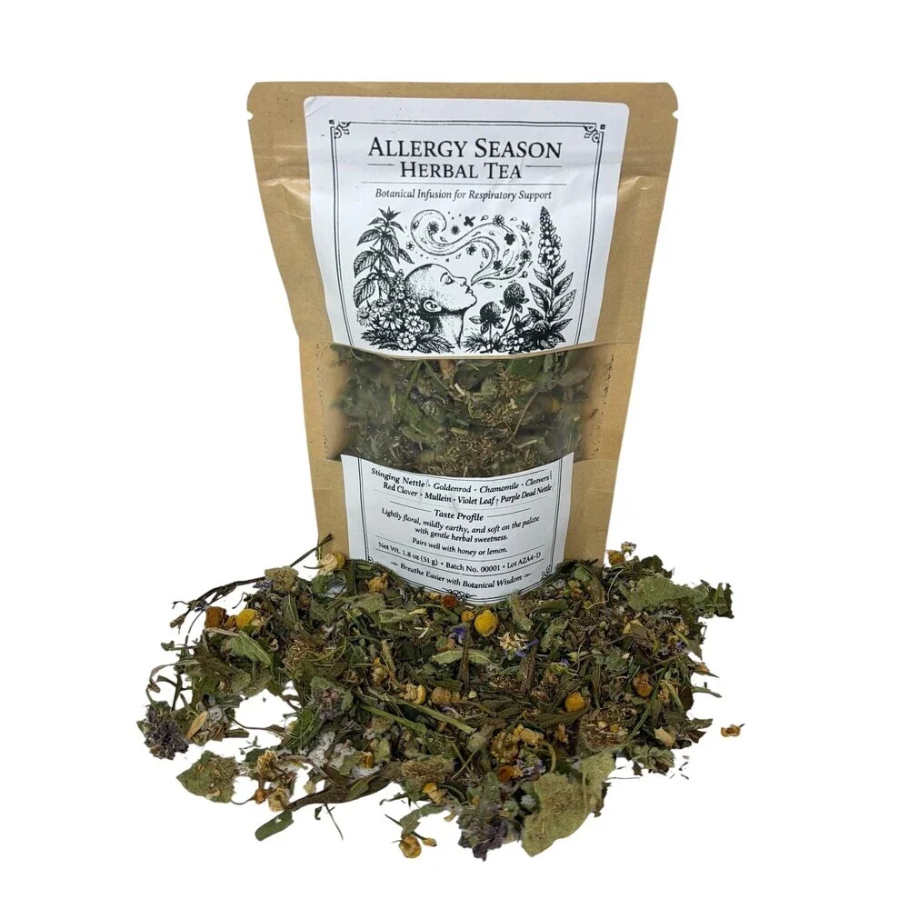 Allergy Season Herbal Tea | Nettle, Chamomile, Goldenrod Botanical